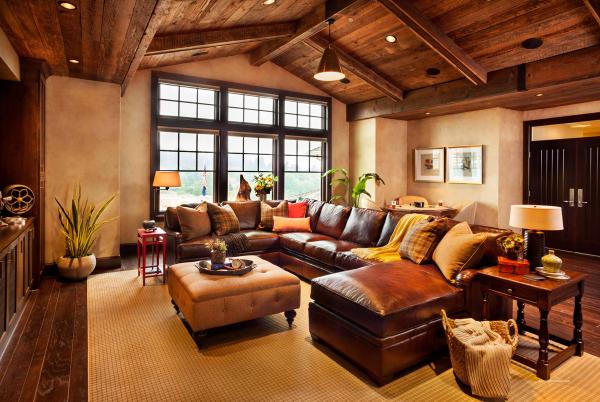 Biệt thự có thiết kế nội thất bằng gỗ sang trọng